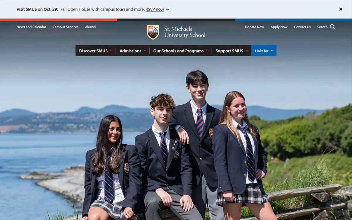 The St. Michaels University School website